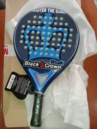 Pala de pádel Black Crown Shark