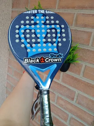 Pala de pádel Black Crown Shark