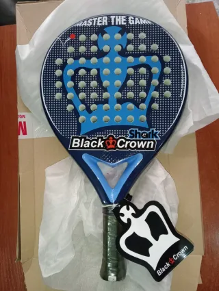 Pala de pádel Black Crown Shark