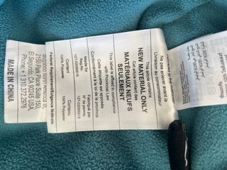 Saco Bugaboo azul petróleo