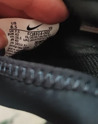 Scarpe da calcio Nike con calzino nere