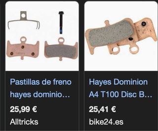 Pastillas de freno Hayes A4