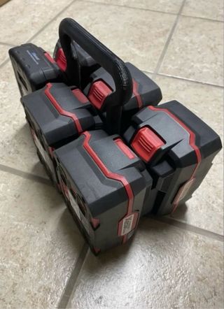 Soporte 6 Baterías Parkside