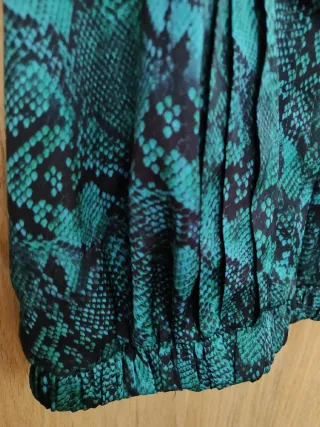 Blusa halter turquesa · Blanco · L · Mujer (nueva)