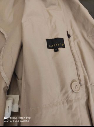 Impermeabile J. Site Beige Taglia XL