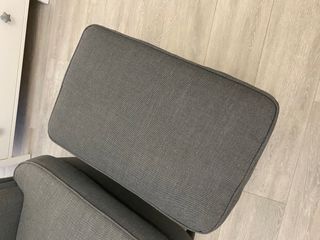 Poltrona relax grigia con poggiapiedi NUOVA