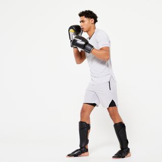 Guantes Kick-Boxing/Muay-Thai Negro Perfeccionamiento