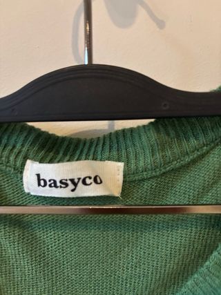 Vestido largo verde Basyco