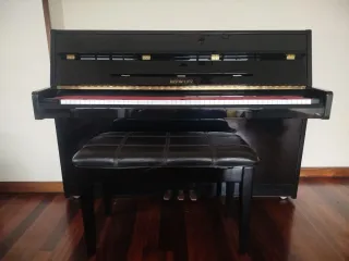 Piano de pared Gustav-Lutz negro