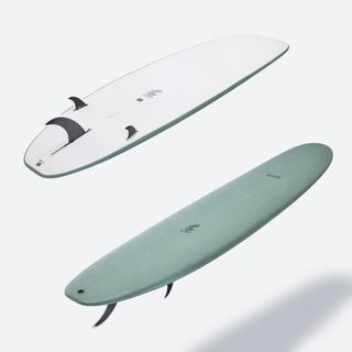 Tabla surf epoxi mini-longboard 8'4" 67L Peso <95kg. Nivel