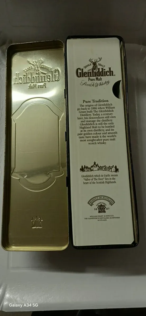 Scatola Latta Glenfiddich