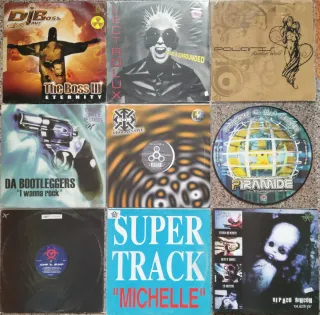 Lote Vinilos Hardcore, Makina, Dance