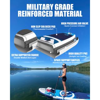 Tabla paddle surf hinchable HIGHPI 10,6. Tabla, hinchador,