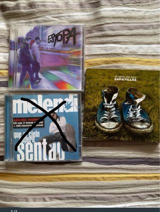Lote 3 CDs: Estopa, Melendi, El Canto del Loco