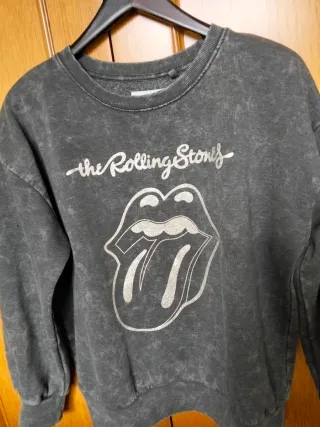 Sudadera Rolling Stones gris