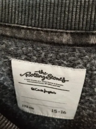 Sudadera Rolling Stones gris