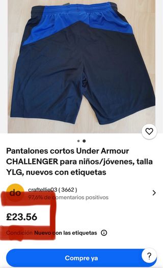 PANTALONES SHORTS UNDER ARMOUR UA Challenger II