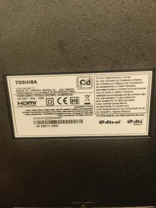 TV 50 pulgadas, Toshiba con Smart TV