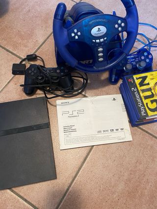 PlayStation 2 + Volante Blu