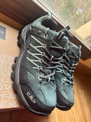 Botas CMP senderismo mujer negras/verdes