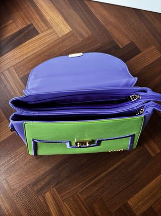Borsa Dubeliè Verde e Viola