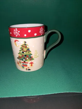 Set 2 Tazze Natalizie Ceramica