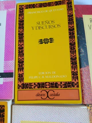 9 libros de autores clásicos literatura española.