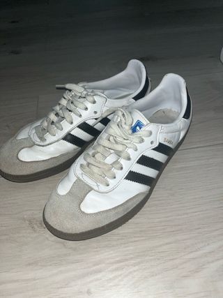 Adidas Samba Blancas y Grises