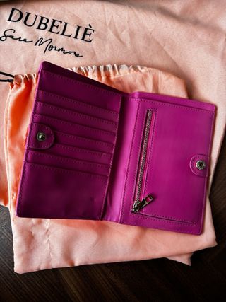 Portafoglio Dubeliè Rosa e Arancio