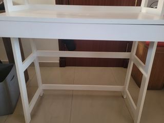 Escritorio blanco 85x45x95 con cajón