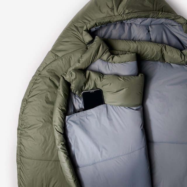 Saco de dormir guata 0ºC con forma de momia  Forclaz MT500