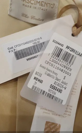 Chaqueta Rinascinento Flecos Talla S