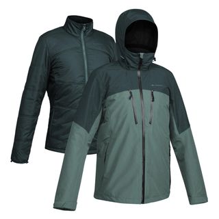 Chaqueta 3en1 de montaña y trekking impermeable Hombre