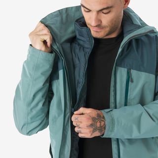Chaqueta 3en1 de montaña y trekking impermeable Hombre