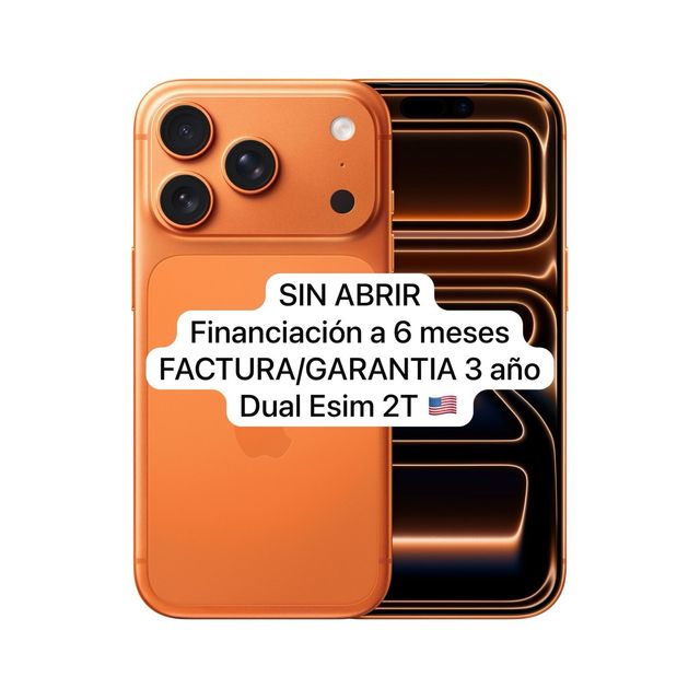 iPhone 17 Pro Max 2TB ESIM Naranja PRECINTADO EEUU