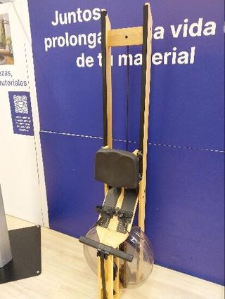 banco remo domyos X waterrower wr3 madera agua