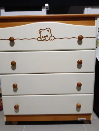 Cajonera infantil con osito