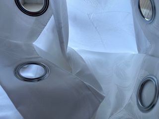 2 Tende Laguna Coprente 130x280 Bianco Lucido