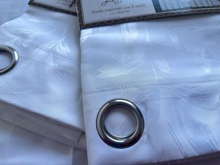 2 Tende Laguna Coprente 130x280 Bianco Lucido