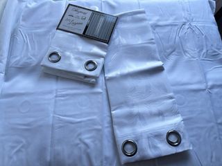 2 Tende Laguna Coprente 130x280 Bianco Lucido