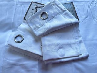 2 Tende Laguna Coprente 130x280 Bianco Lucido