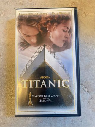 VHS Titanic con Leonardo Di Caprio
