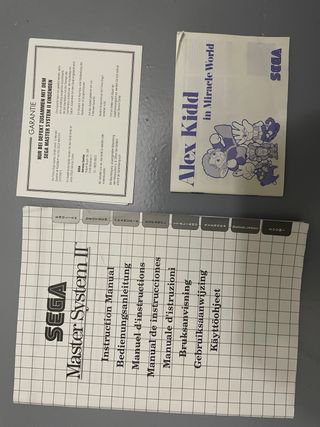 Consola Sega Master System II Negra