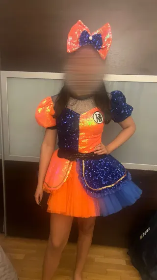 Vestido Animadora Fiesta Infantil Talla Única