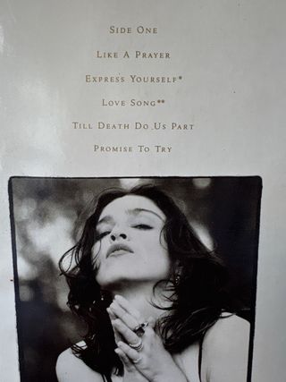 Disco Vinilo Madonna LP Like a Prayer. Edición USA