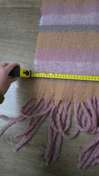 Bufanda Cashmere Multicolor Rayas Rosas