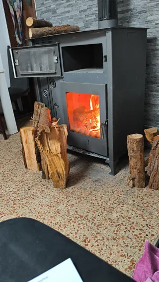 Estufa de leña acero, joima Ecovalles.