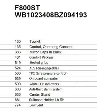 BMW F 800 Sport touring 2011
