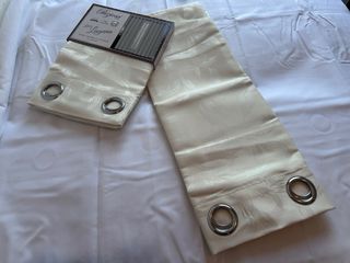 2 Tende Laguna Coprente 130x280 Panna Lucido