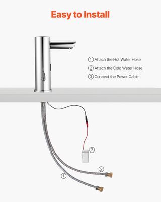 Rubinetto per Lavabo Senza Contatto Automatico